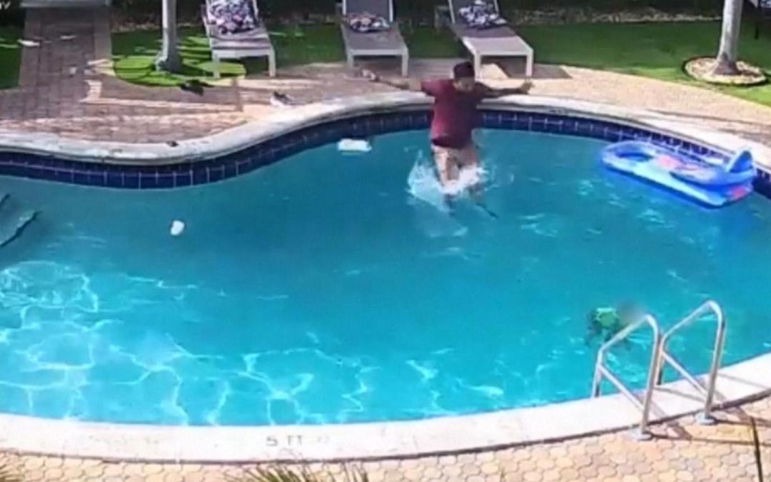 WATCH: ‘No time to think’: Rescue of drowning boy caught on camera