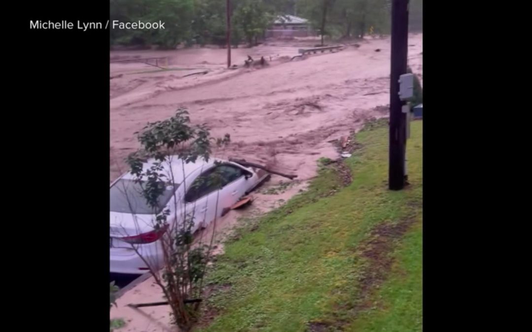 WATCH: Flash floods destroy homes and wash away roads in West Virginia