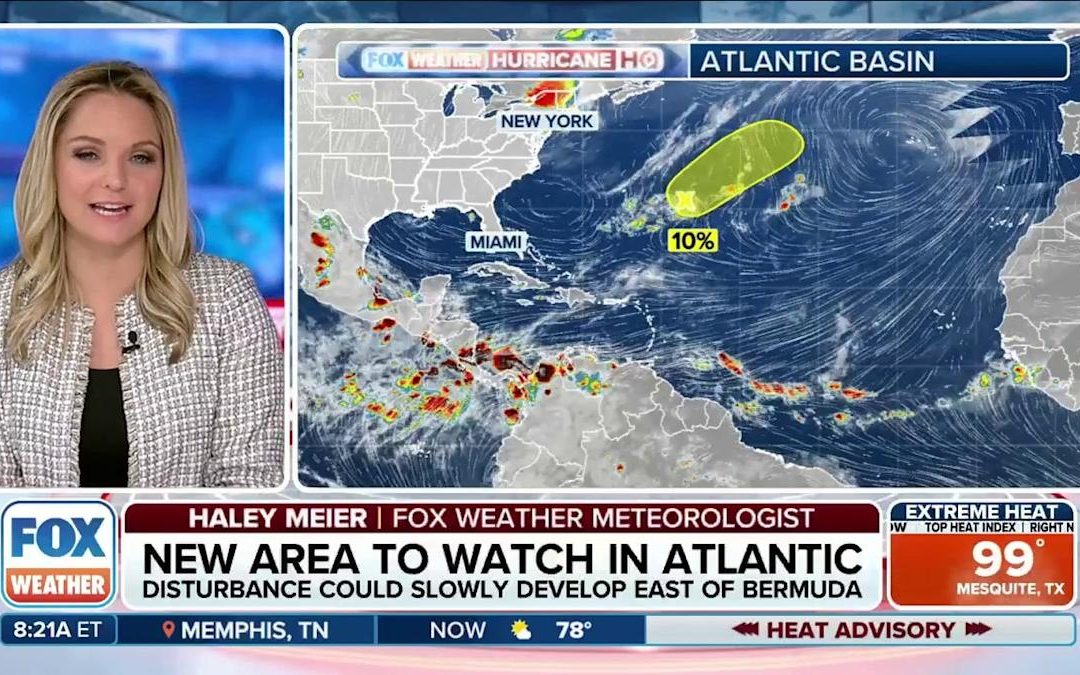 New area to watch for tropical development flagged in central Atlantic Ocean