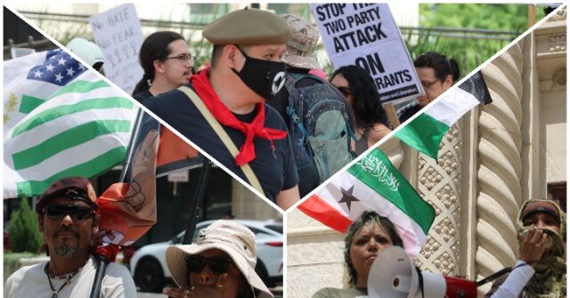 Photos: Anti-ICE Protest in San Antonio Hosted by Socialist Party Involved in Los Angeles Riots