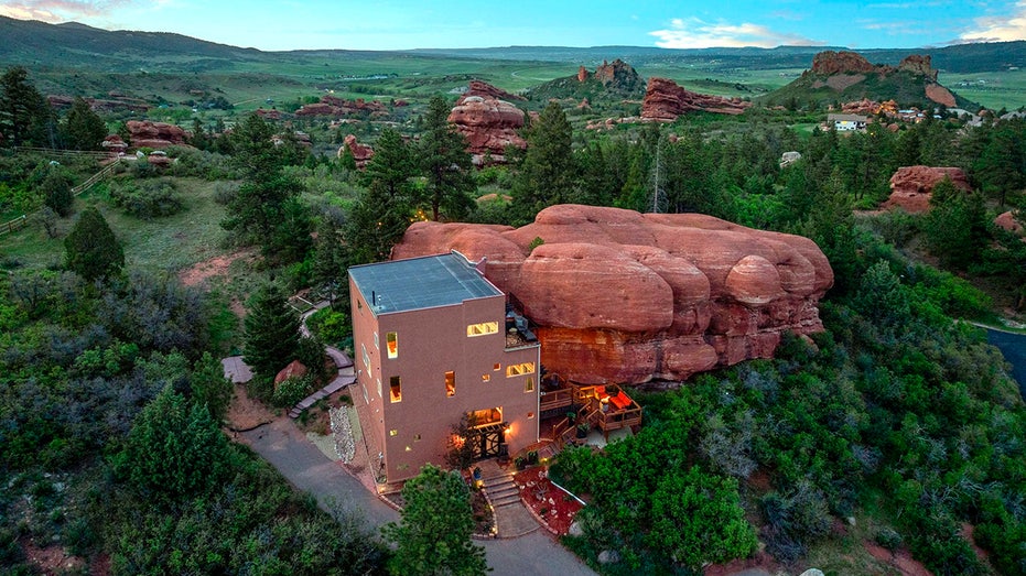 This $1M ‘Flintstones’-style home built into ancient red rock could be yours