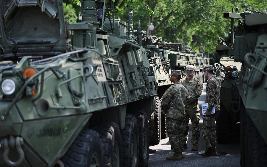 WH tries to clarify Trump’s threat to use force on ‘any’ military parade protesters
