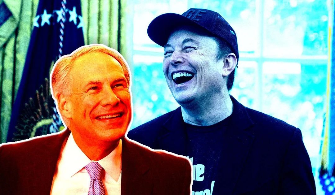 Governor of Texas Says He Can’t Release His Emails With Elon Musk Because They Are “Intimate and Embarrassing”