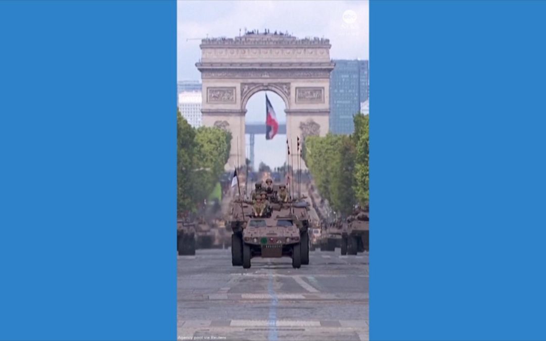 WATCH: Huge military parade in Paris to mark Bastille Day
