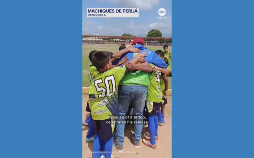 WATCH: Soccer coach who says he was deported over tattoo celebrates release from detention