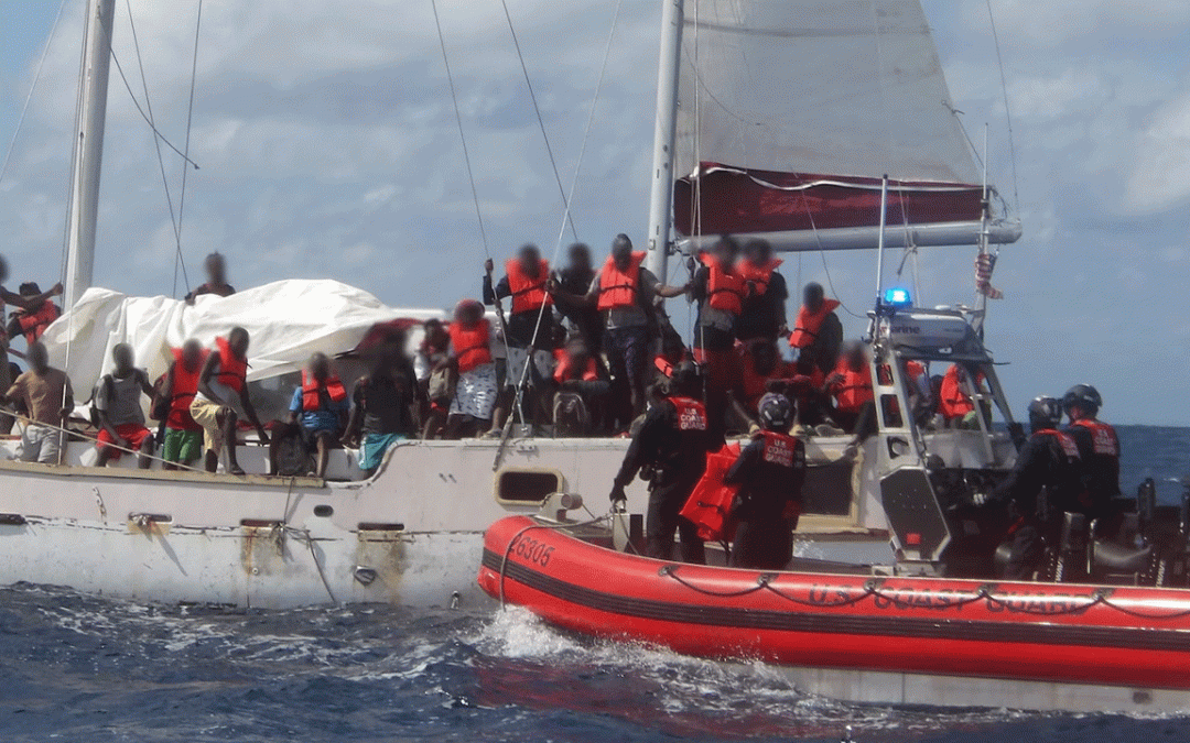 Illegal immigrants storm US beaches as Coast Guard battles migrant surge that rose under Biden