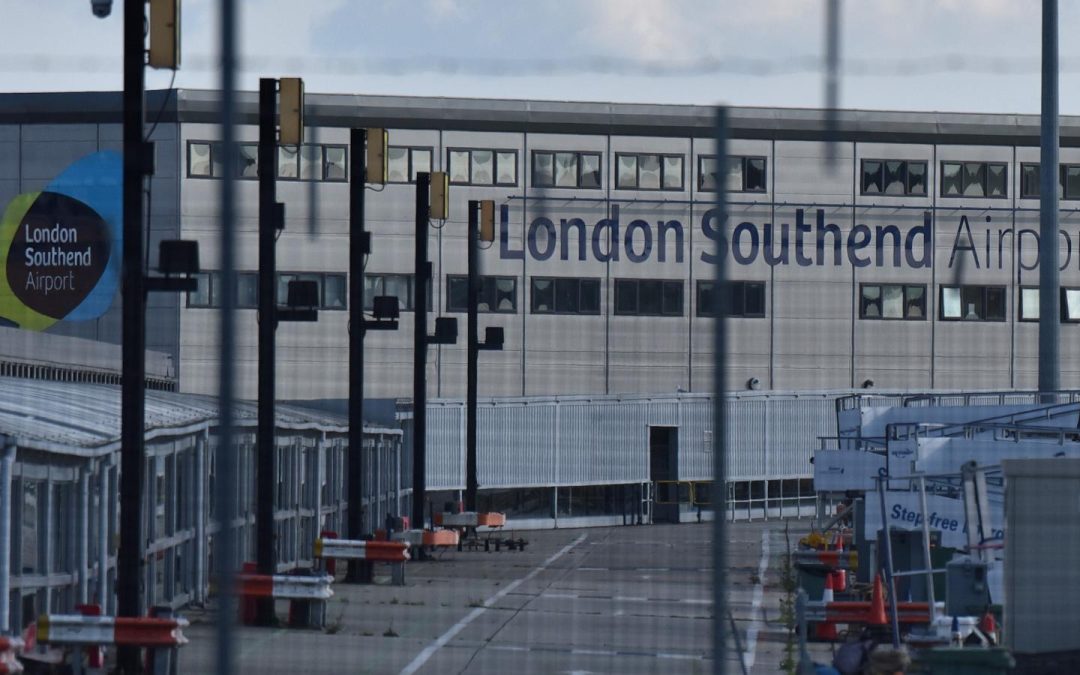 Emergency teams respond to plane ‘collision’ at London Southend Airport
