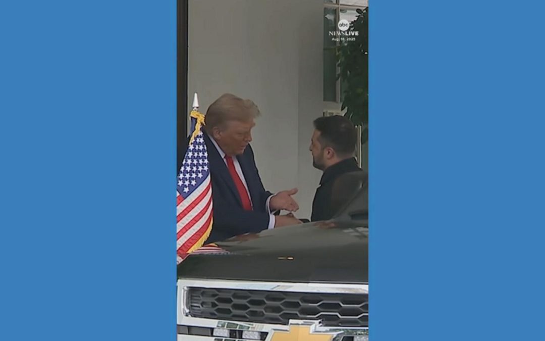WATCH: President Trump pressed on security guarantees for Ukraine