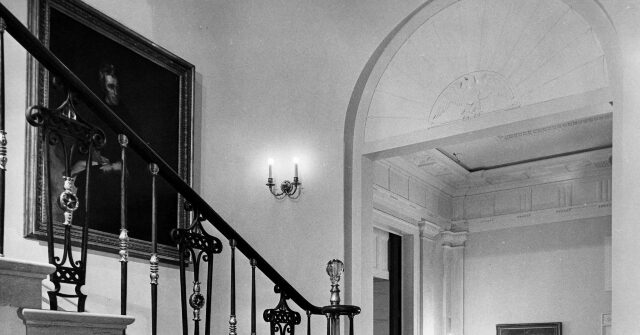 Report: President Trump Relegates Obama, Bush Portraits to White House Grand Stairwell