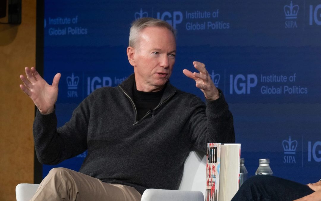 Ex–Google CEO Eric Schmidt warns U.S. tech workers: Competing with China’s grueling 12-hour workdays means sacrificing work-life balance