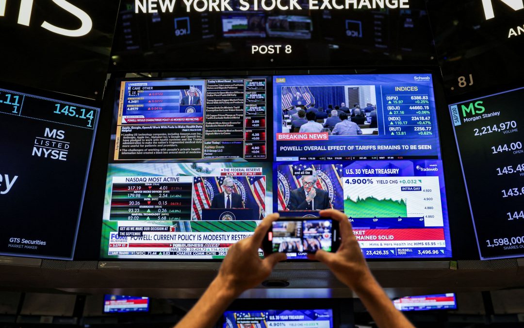 European stocks edge higher as global markets await Fed rate cut
