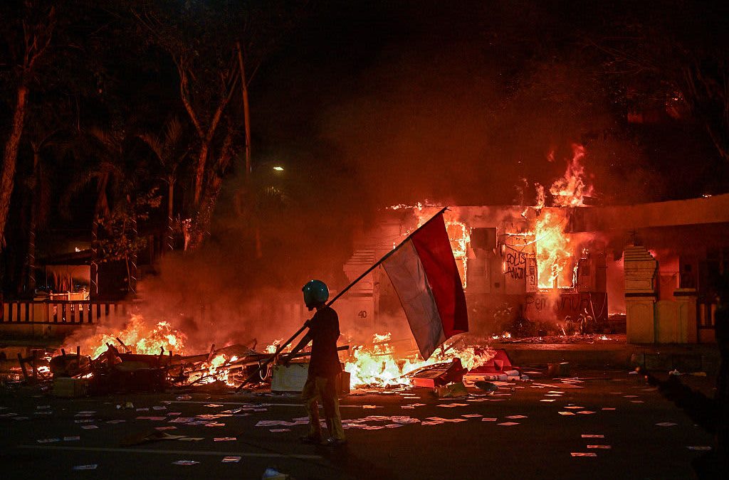 Indonesia stocks, currency fall as protests dent investor sentiment in Southeast Asia’s largest economy