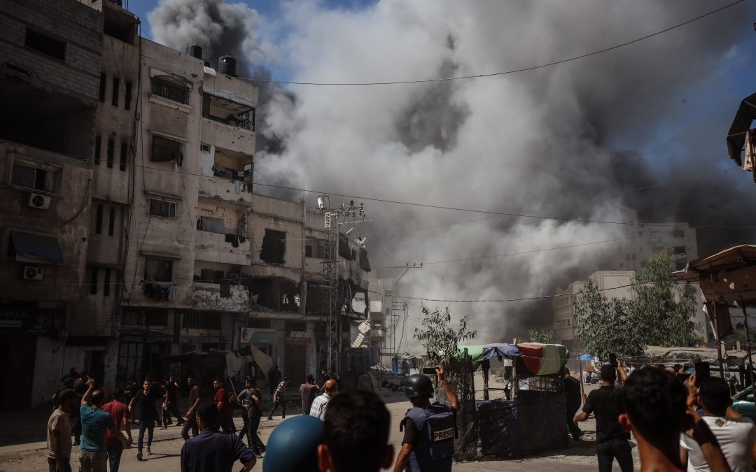 ‘Gaza is burning’: Israel launches ground invasion of strip’s largest city