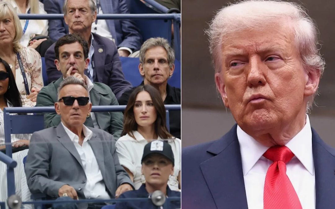 Bruce Springsteen and Donald Trump Find Themselves Face to Face at US Open