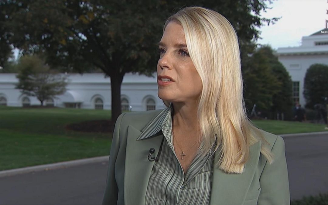 WATCH:  Attorney General Pam Bondi claims ‘left-wing radicals’ killed Charlie Kirk
