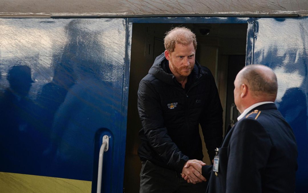 Prince Harry makes surprise visit to Ukraine in support of wounded service members