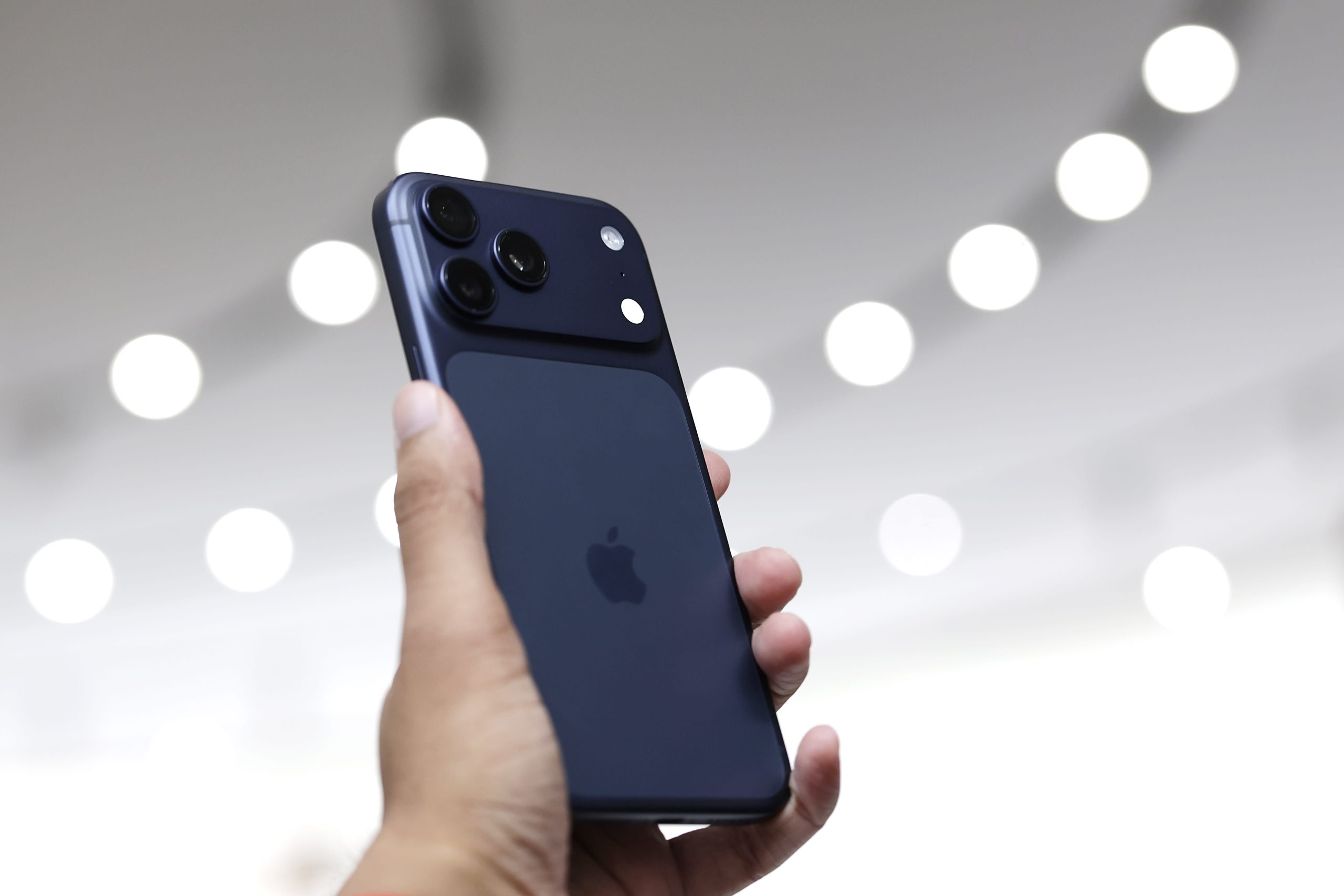 Apple closes at record after strong iPhone 17 sales report for U.S., China