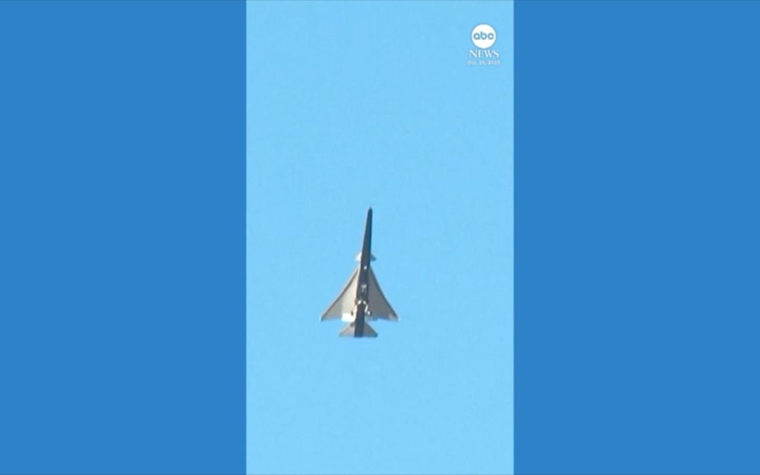 WATCH:  NASA’s supersonic jet makes historic test flight