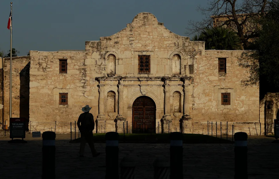The CEO of the Alamo’s historic site has resigned after a top Texas Republican criticized her
