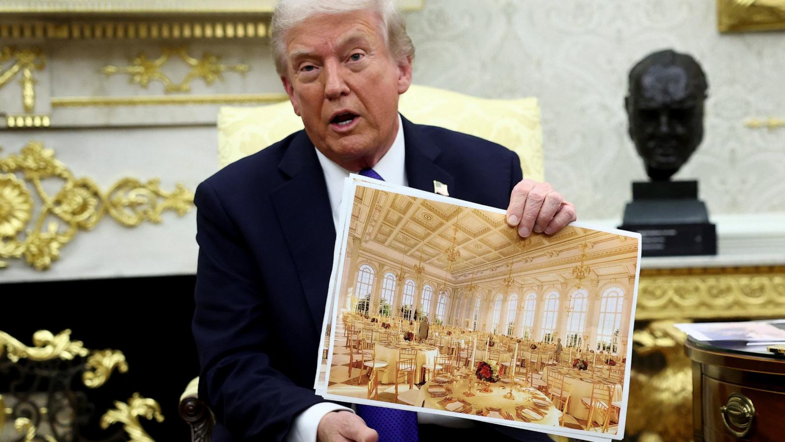 Trump likely to name White House ballroom after himself, officials say