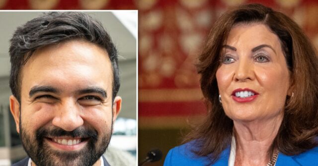 WATCH: NY Gov. Kathy Hochul Heckled with ‘Tax the Rich!’ Chants at Mamdani Rally