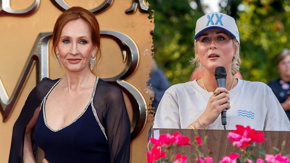 JK Rowling sides with Riley Gaines after AOC’s attack over trans athlete issue