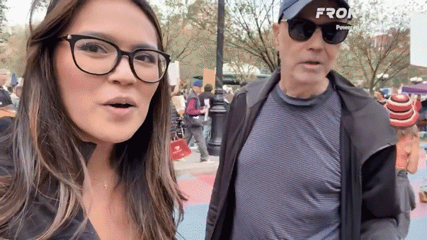 How a Turning Point reporter turned the tables on a liberal protester throwing racist insults at her
