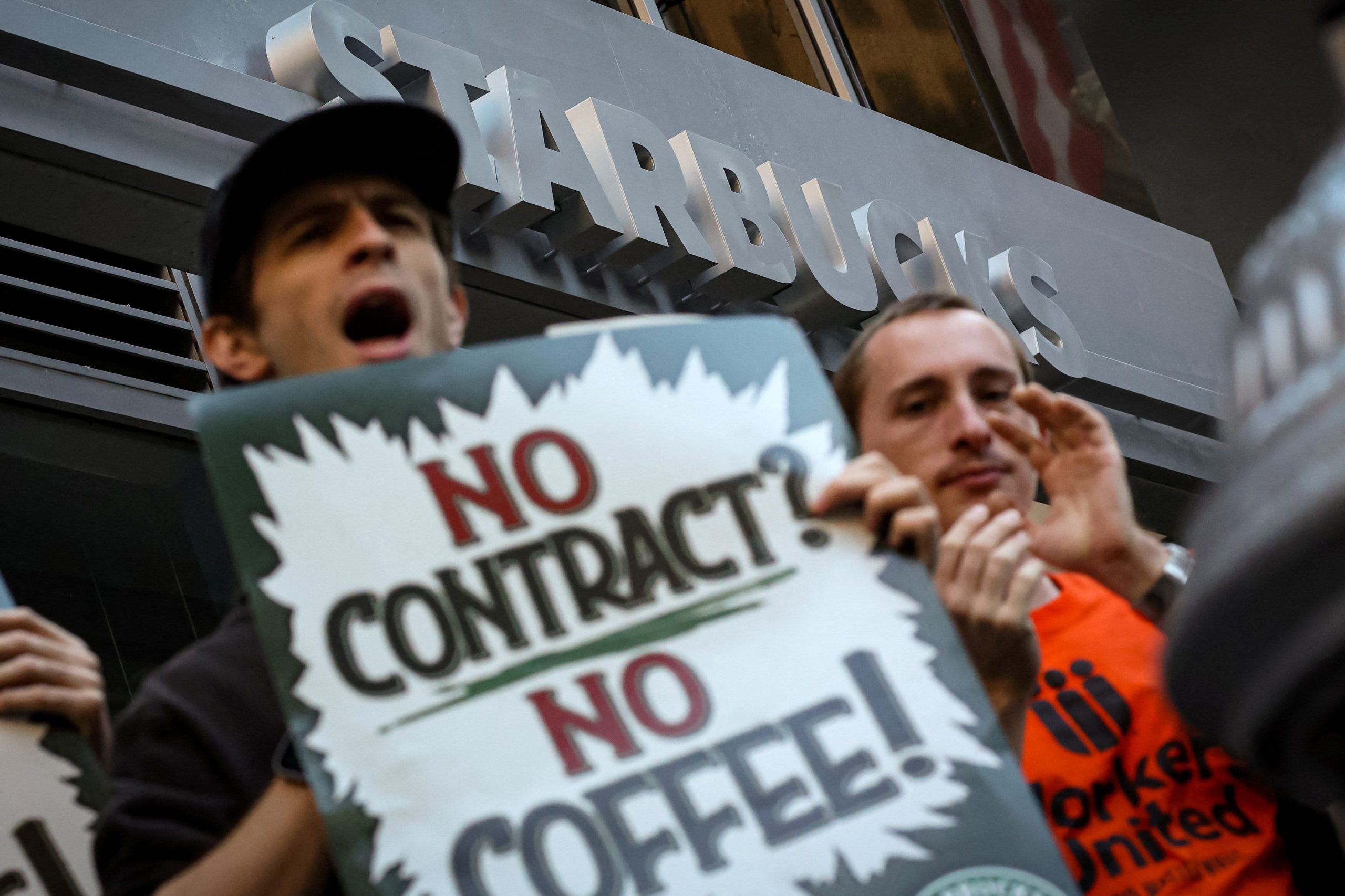 Starbucks workers union launches strike in more than 40 cities on chain’s key holiday sales day