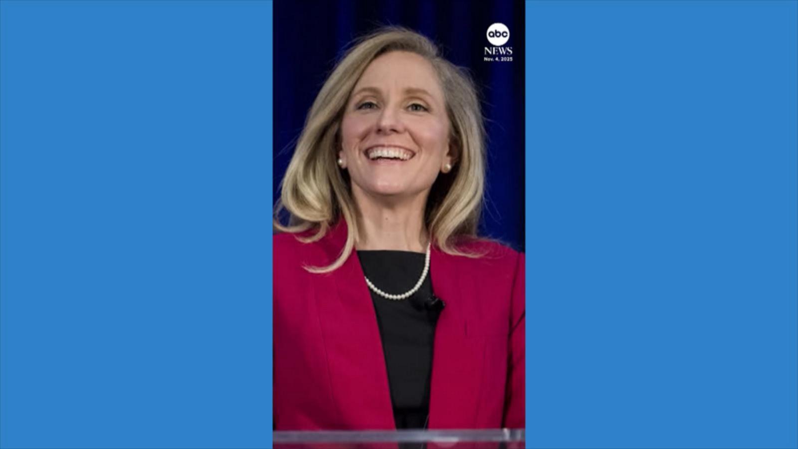 WATCH: Democrat Abigail Spanberger will win the VA governor’s race, ABC News projects