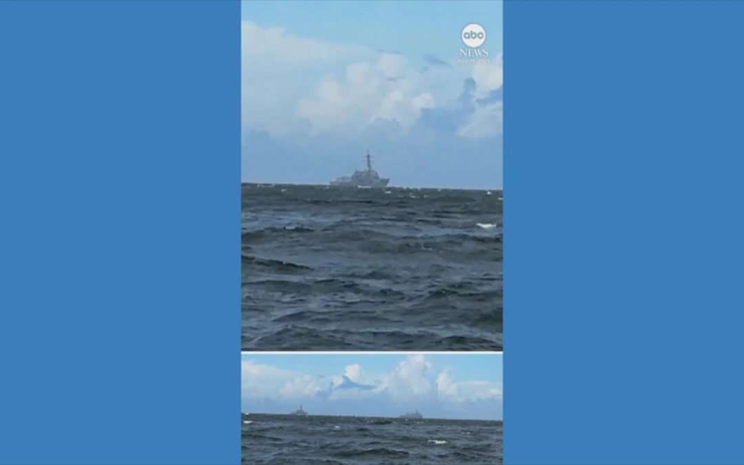 WATCH:  US warships spotted off Venezuelan coast as military conducts joint exercises