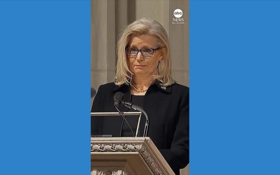 WATCH:  Liz Cheney speaks at funeral of her father, former Vice President Dick Cheney
