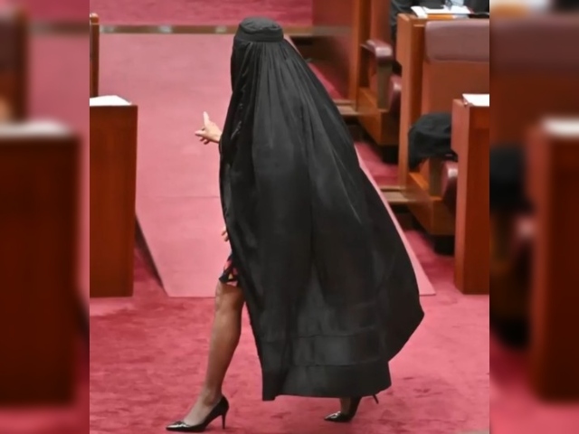 Australian Senator Pauline Hanson Censured, Barred for ‘Racist’ Burqa with High Heels Protest