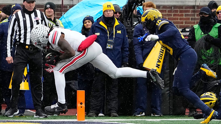 Ohio State’s controversial touchdown in win vs. Michigan causes stir on social media