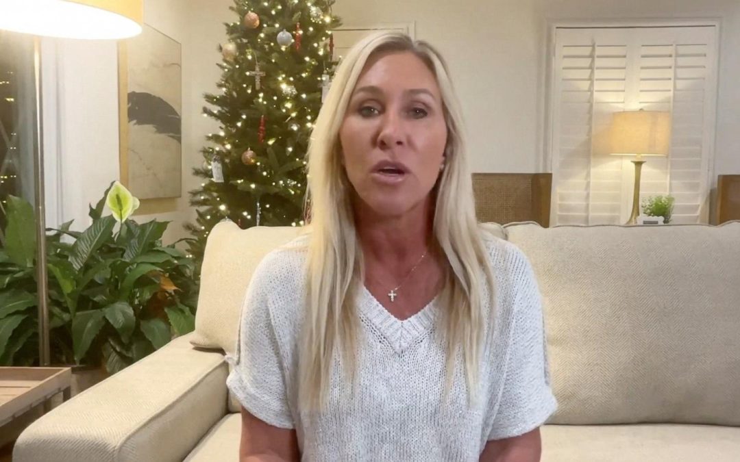 Rep. Marjorie Taylor Greene says she will resign from Congress in January