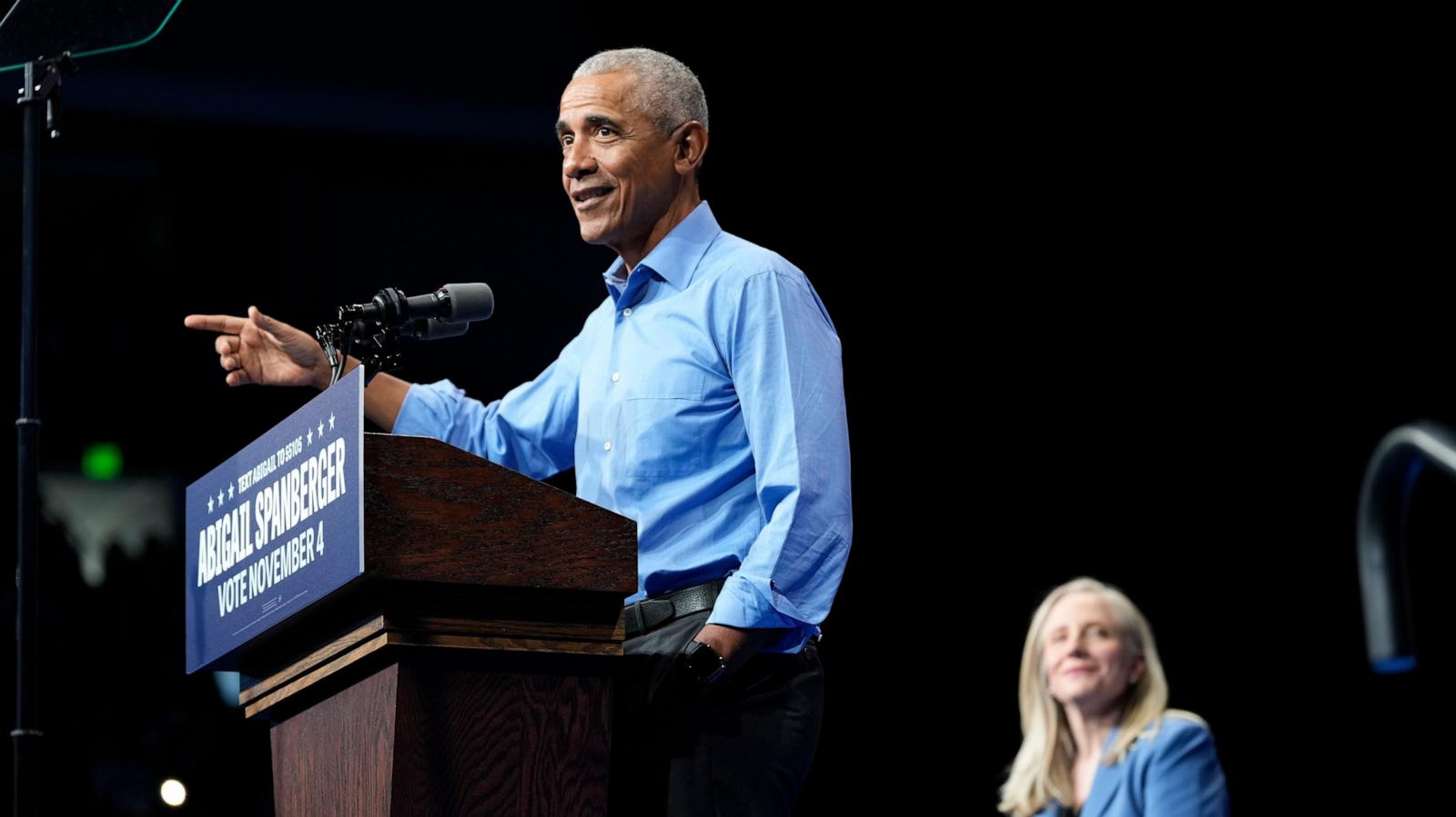 Obama, Harris hit the campaign trail; Trump’s political operation invests in NJ, Va.