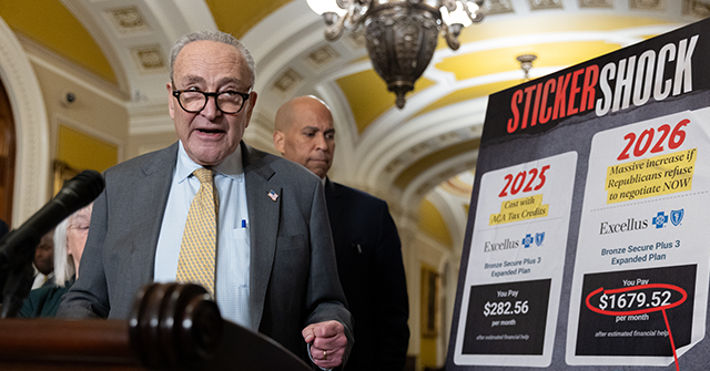 Obamacare Insurers Bet $400 Billion on Shutdown Democrats