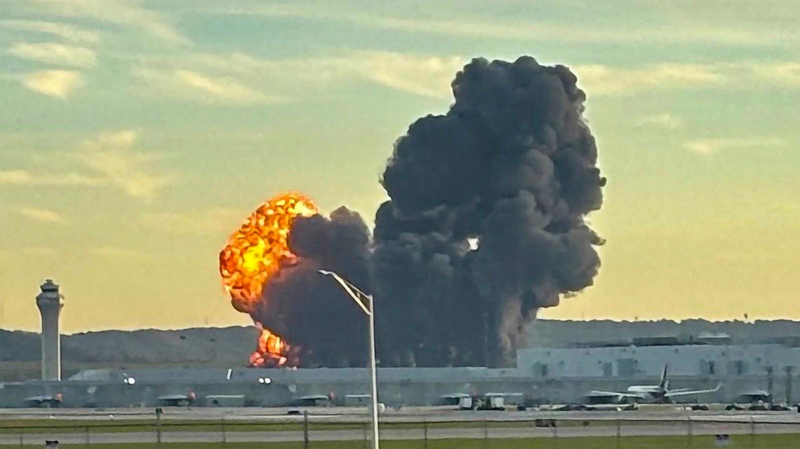 At least 12 dead after engine separated from plane on takeoff in UPS crash: Officials