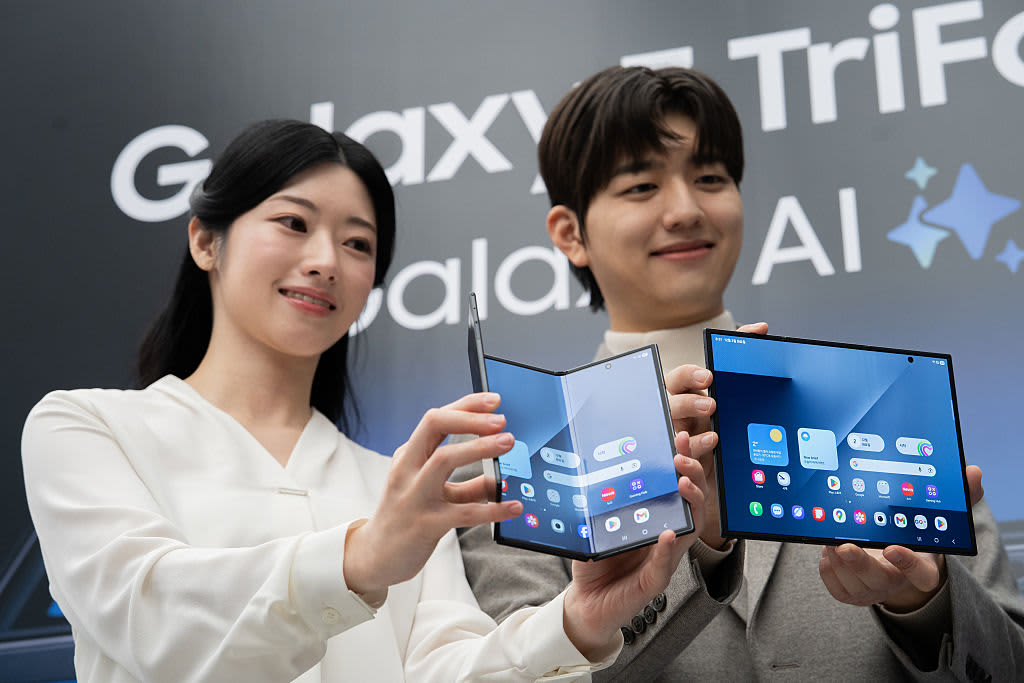 Samsung launches its first multi-folding phone as competition from Chinese brands intensifies