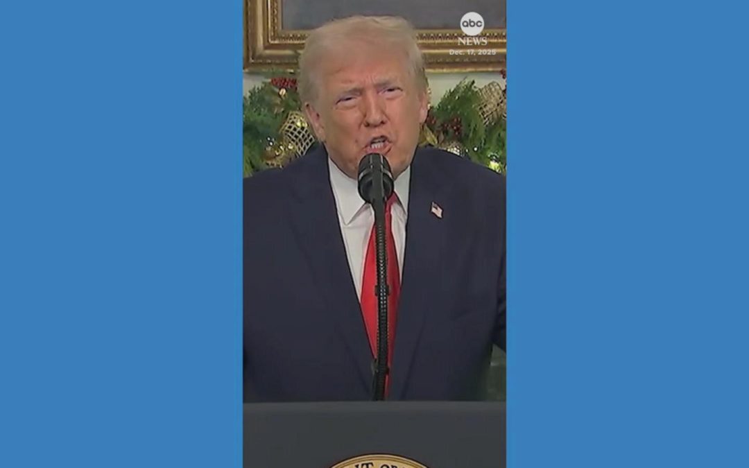 WATCH:  President Trump addresses nation in end of year remarks