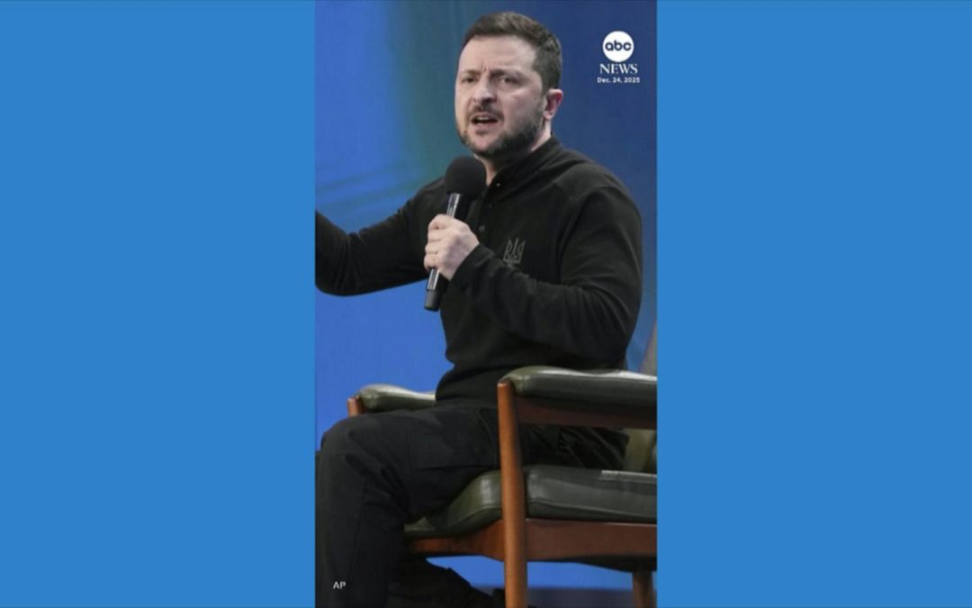 WATCH:  Ukrainian President Zelenskyy says all sides ‘much closer’ to peace deal