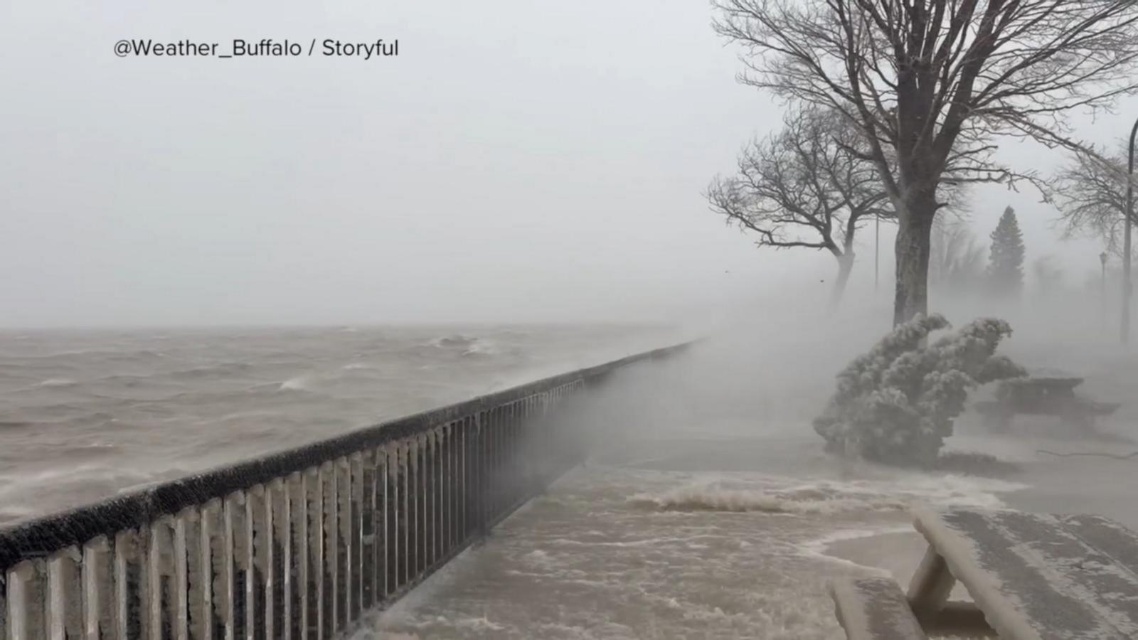 WATCH: Blizzard conditions paralyze parts of New York as California braces for new storm