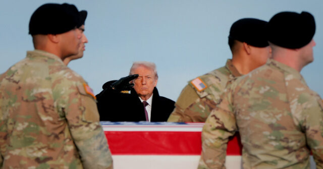 Trump Participates in Dignified Transfer of American Soldiers, Interpreter Killed in Syria