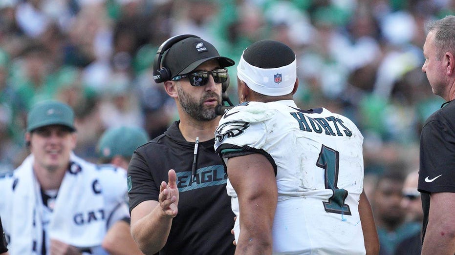 Eagles coach condemns ‘ridiculous’ notion of benching Jalen Hurts amid team’s offensive struggles