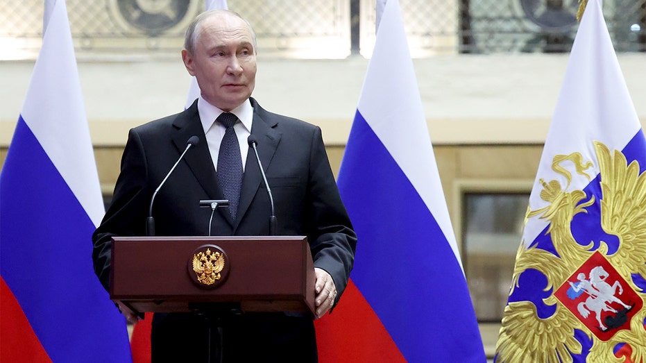 Putin derides European leaders as he insists Russia’s war goals in Ukraine will be met by force or diplomacy