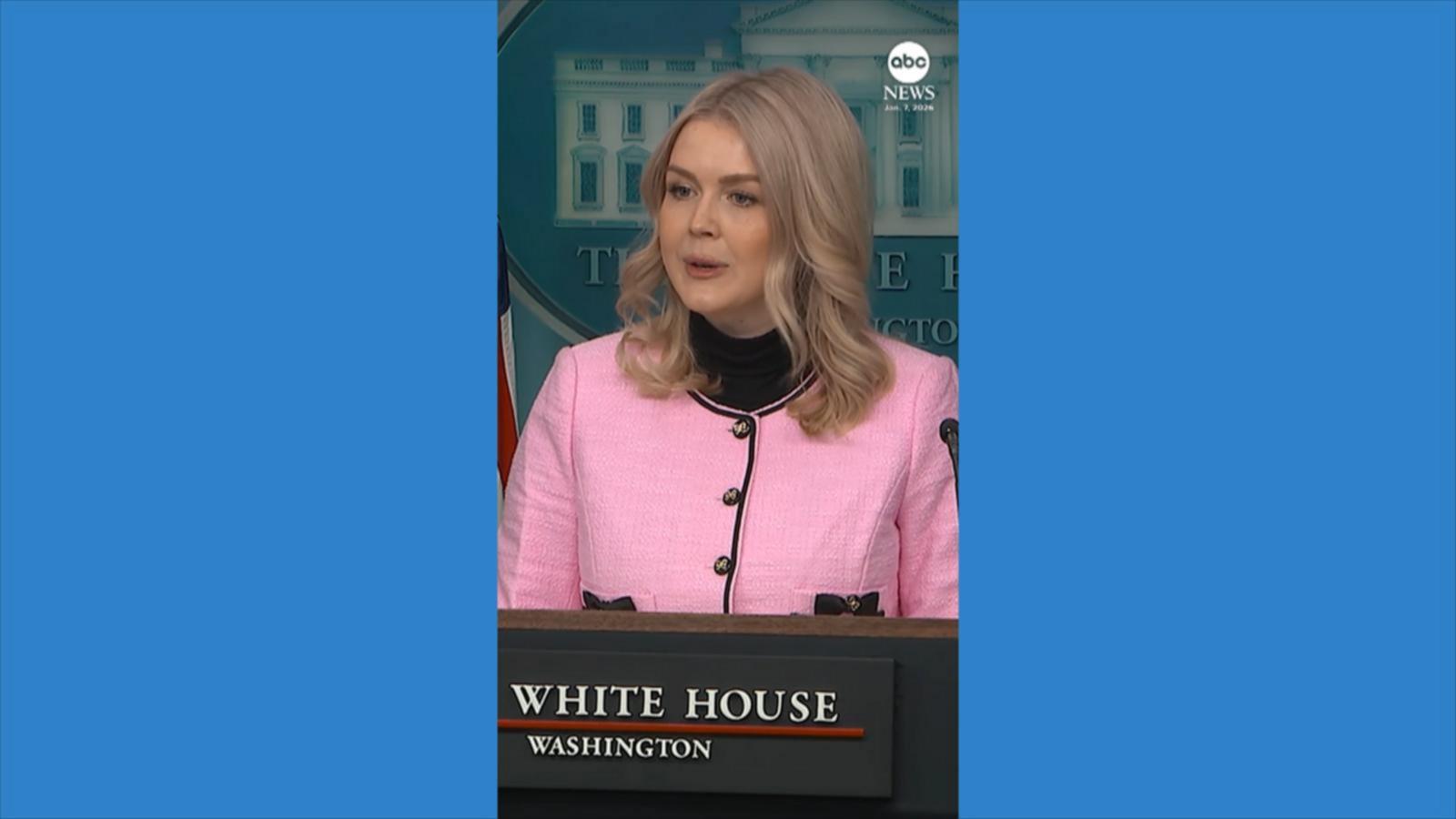 WATCH: Leavitt says President Trump is ‘interested in diplomacy’ to acquire Greenland