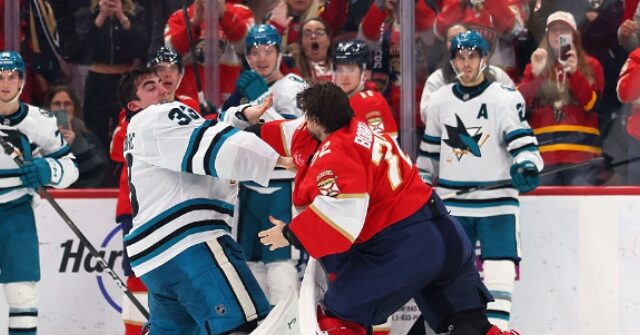 WATCH: Goalies Fight Each Other During Wild Hockey Brawl