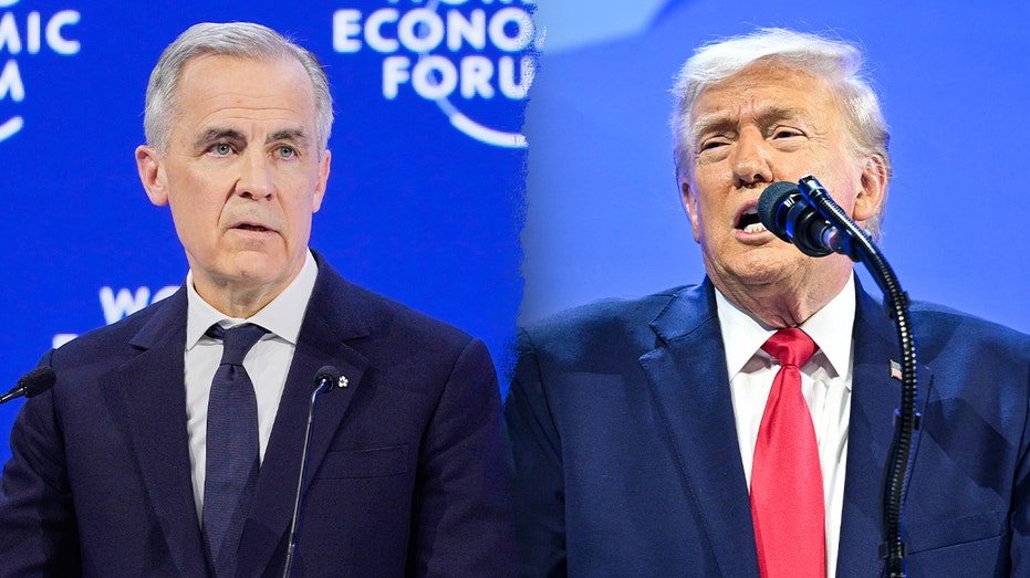 Trump challenges Carney at Davos, asserts Canada should be ‘grateful’ for Golden Dome missile defense