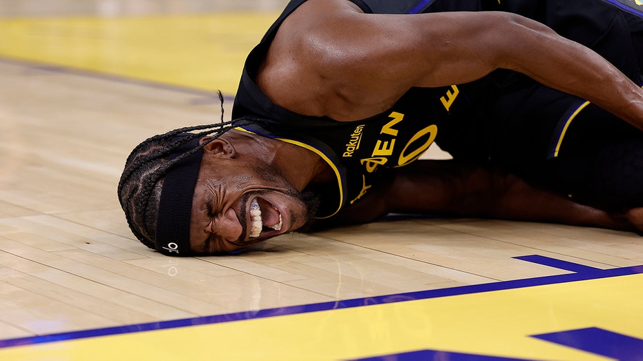 Warriors star Jimmy Butler’s season over after devastating knee injury against Heat