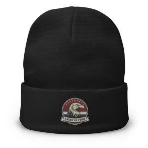American Pride Embroidered Beanie