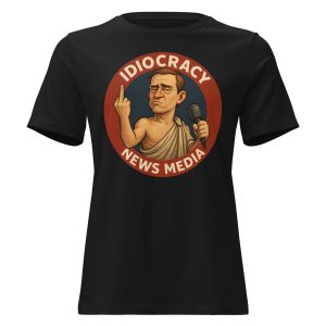 Idiocracy News Media – Women’s Relaxed Logo T-Shirt